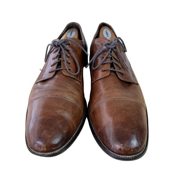 Cole Haan Shoes Mens 13 M Brown Benton Oxford Cap Toe Dressy Casual Lace Up - Picture 1 of 13